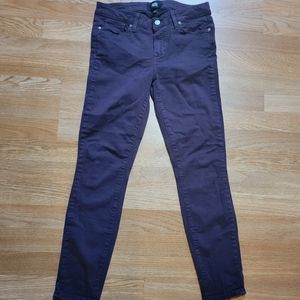 PAIGE Purple Cropped Jeans